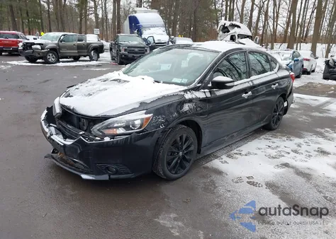 2018 Nissan Sentra Sr из США, поврежденный, VIN 3N1AB7AP7JY288287